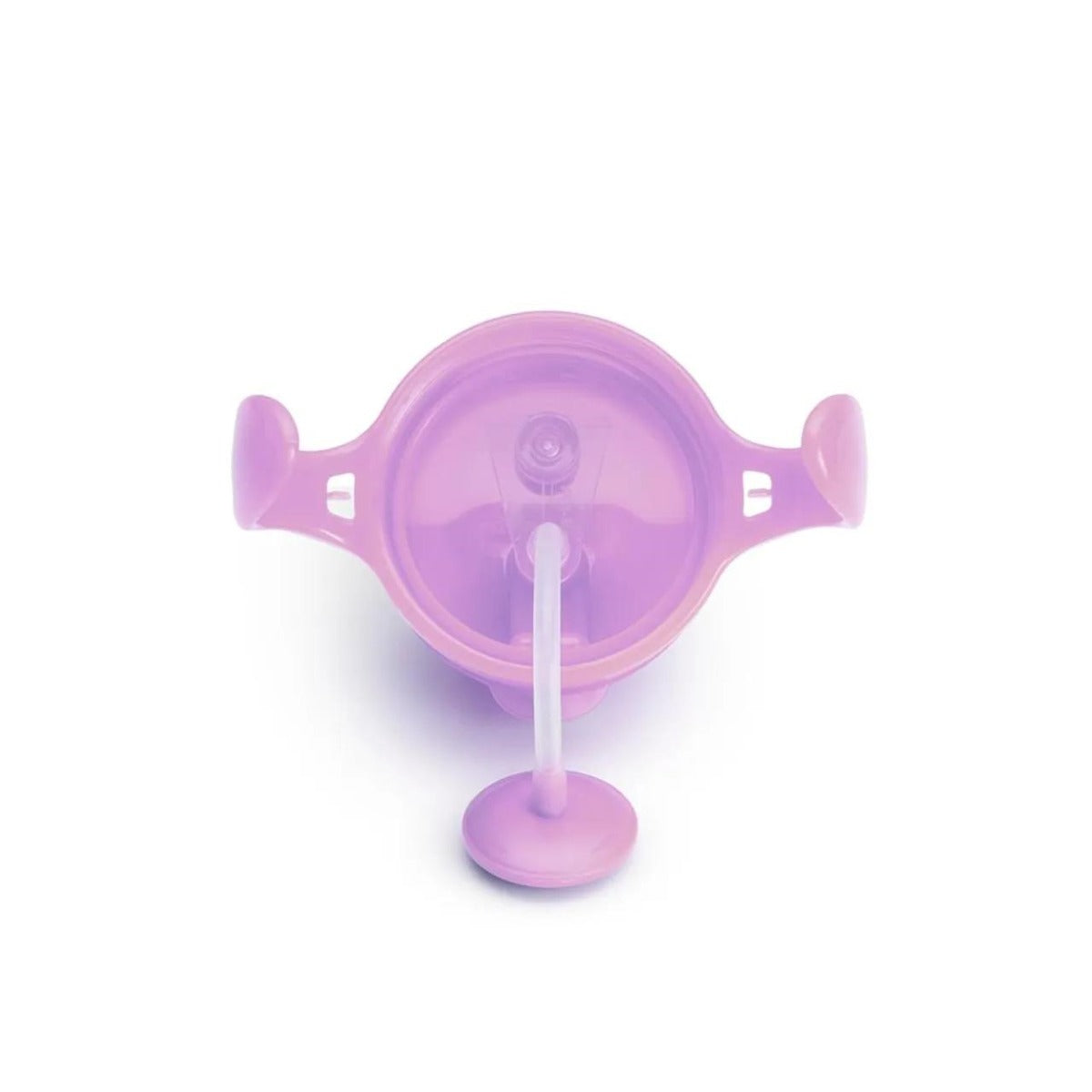 Munchkin sippy cup any angle click lock weighted straw 7 oz purple 6 months +