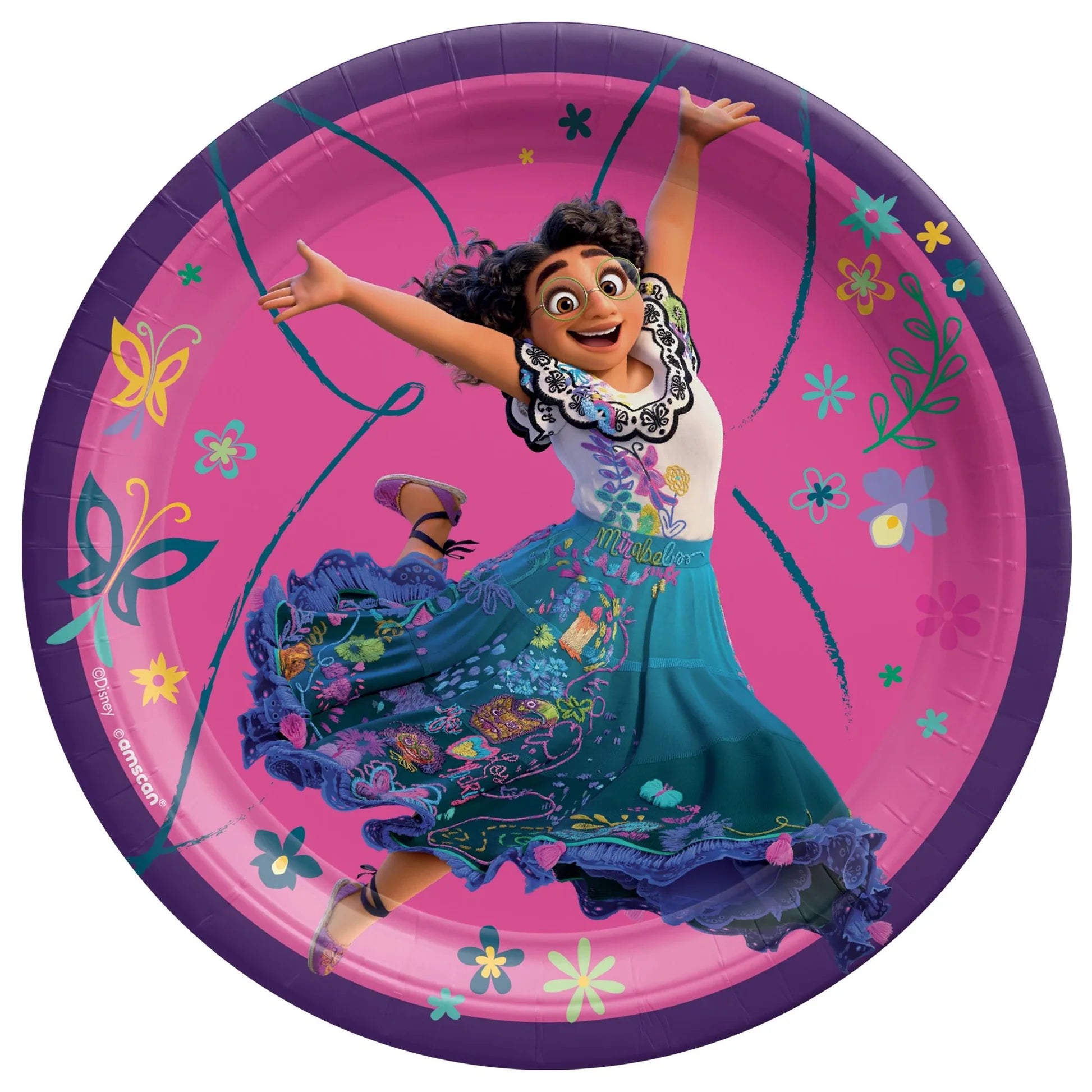 ENCANTO ROUND PLATE(7")8PCS