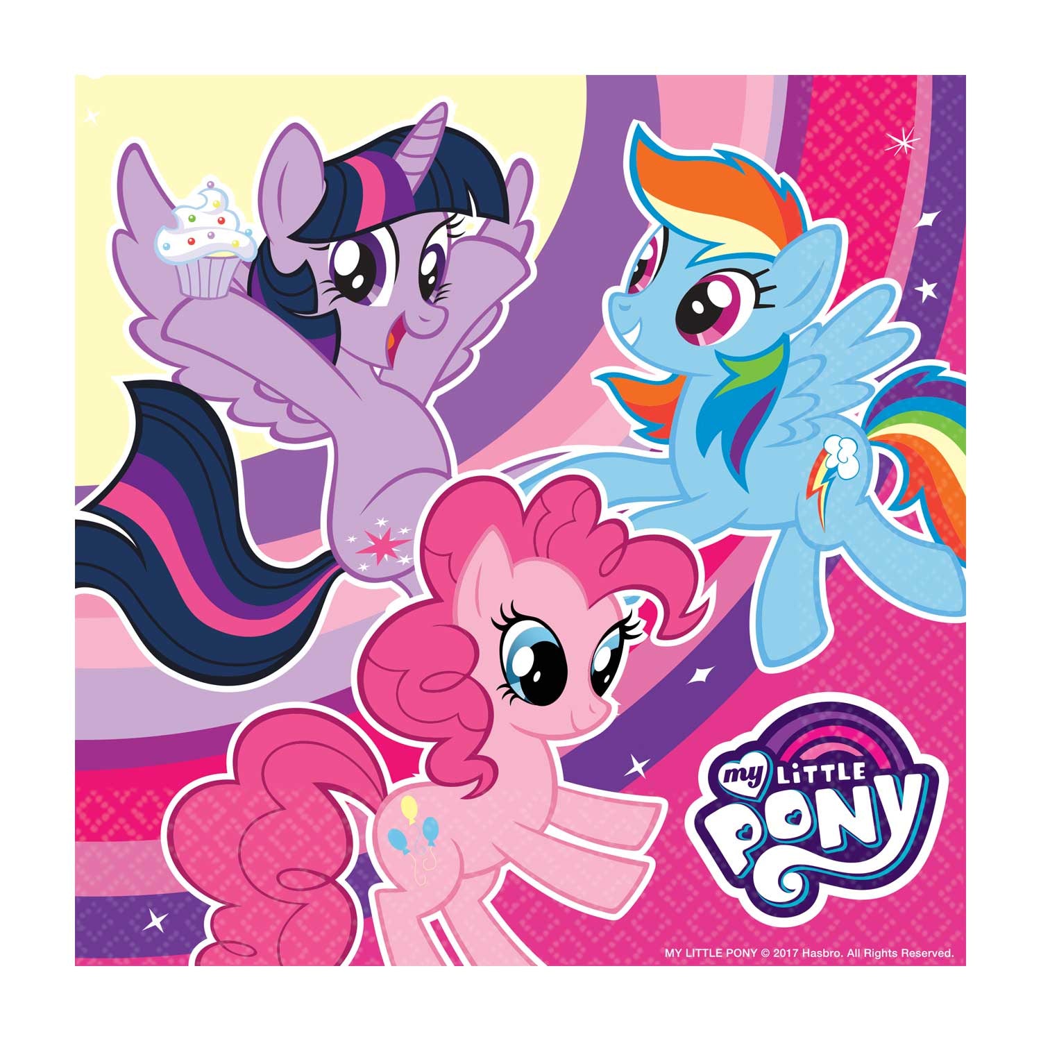 MY LIT.PONY NAPKINS(33*33CM)20PCS