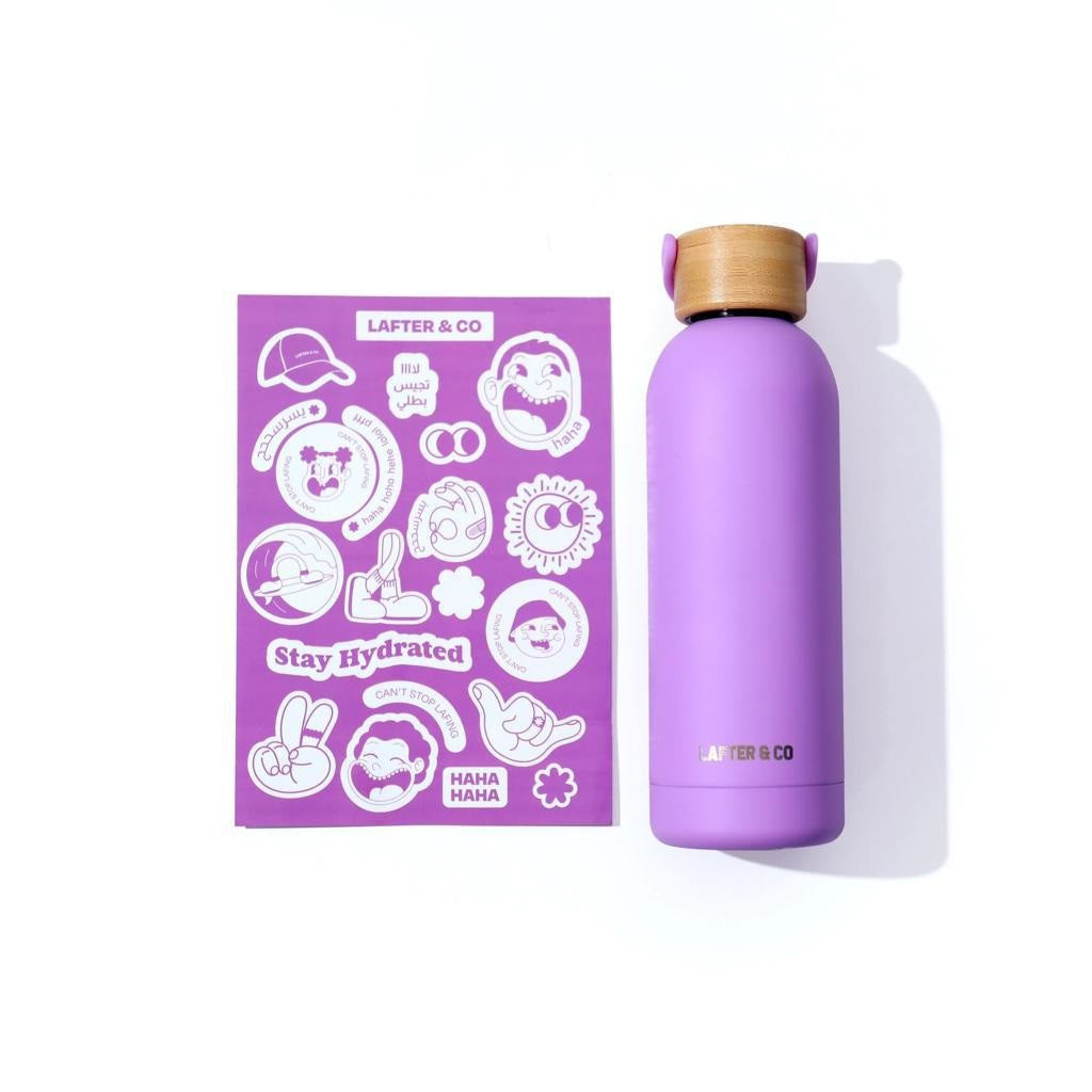 Lafter Co Purple Stainless Steel Bottle