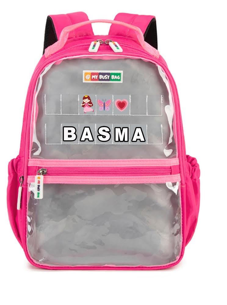 Bubblegum_color_Backpack ( add your name packpack)