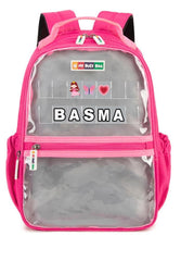 Bubblegum_color_Backpack ( add your name packpack)