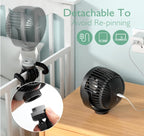 Momcozy Stroller Fan - Black