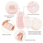 Haakaa Silicone Pineapple Nibble Tray - Blush