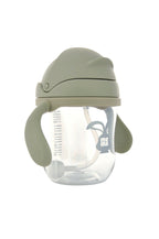 Mema olive green  sippy cup