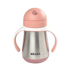 Beaba Stainless Steel Straw Cup Old Pink