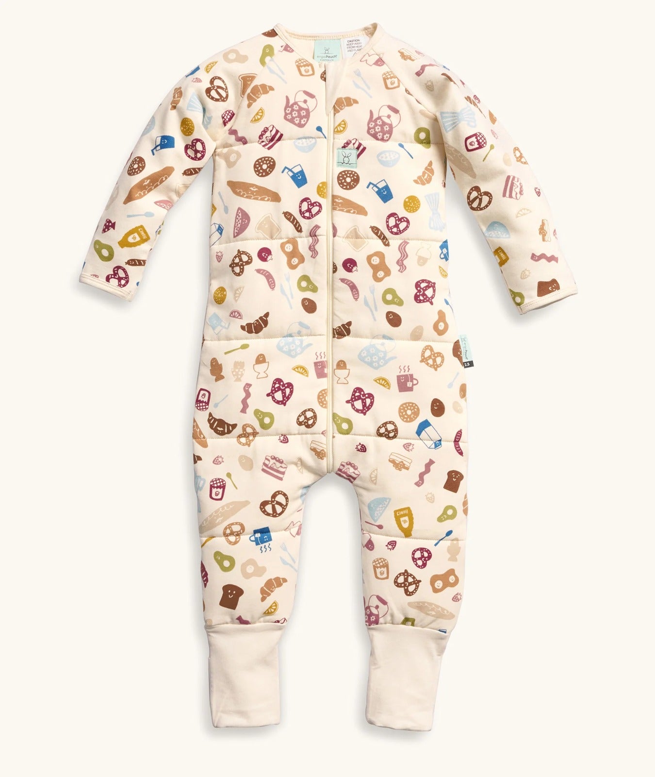 Ergo pouch Sleep Onesie tog 2.5 Bon Appetit