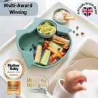 Tidy Tot Silicone Suction Plate with Pots Fox