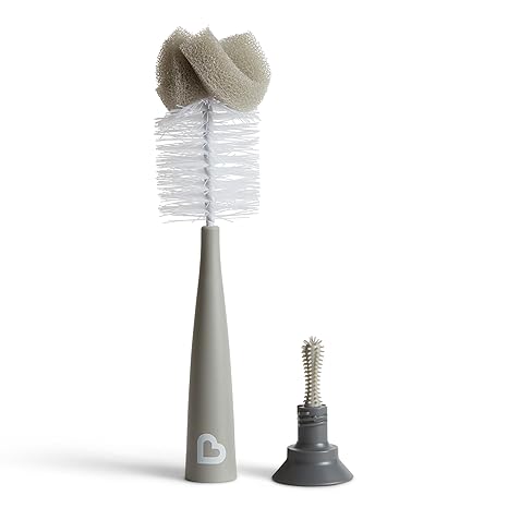 فرشاة زجاجات مونشكين سبونج - رمادي