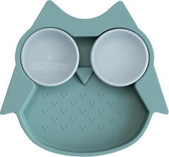 Tidy Tot Silicone Suction Plate with Pots Fox