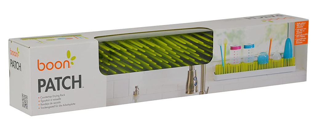 Boon- Patch Countertop Drying Rack, Green
