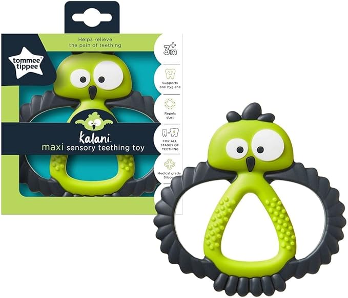 Tommee Tippee Kalani Maxi Teether, Sensory Teething Toy (3 months+)