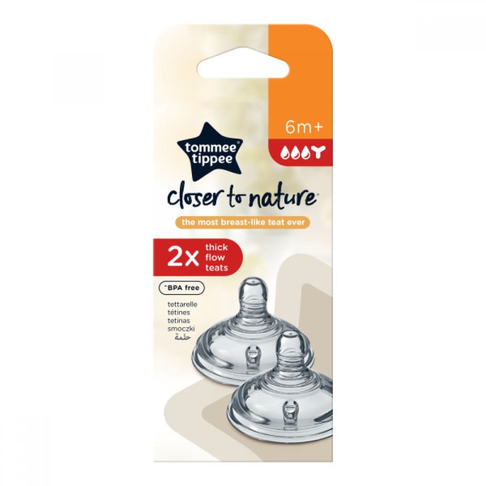 Tommee Tippee NS 2X THICK FEED TEAT AL AR