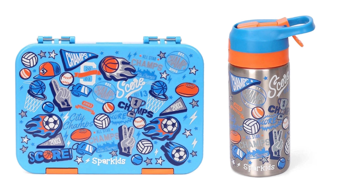 SPARKIDS - BASKETBALL STEEL WATER BOTTLE - 300 ml