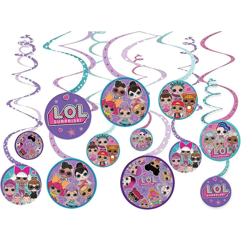 LOL SURPRISE SWIRL DECORS-12PCS