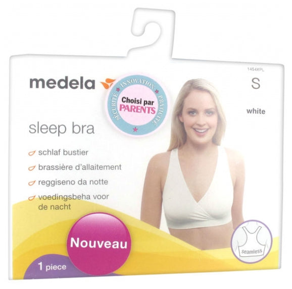 ميديلا - حمالة الصدر المخصصة للنوم  -أبيض (صغير)