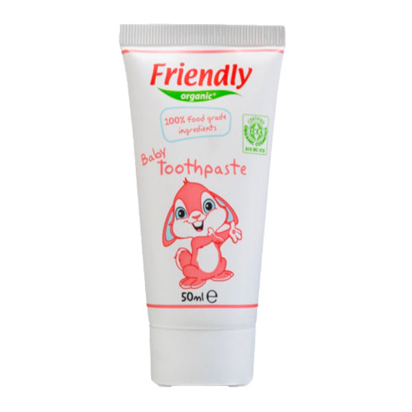 FRIENDLY ORGANIC-BABY TOOTHPASTE 100% FOOD GRADE STRAWBERRY 50 ML
