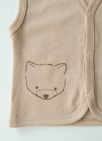 Kitikate ORGANIC RACCOON 4 PCS SET NATURAL-BEIGE