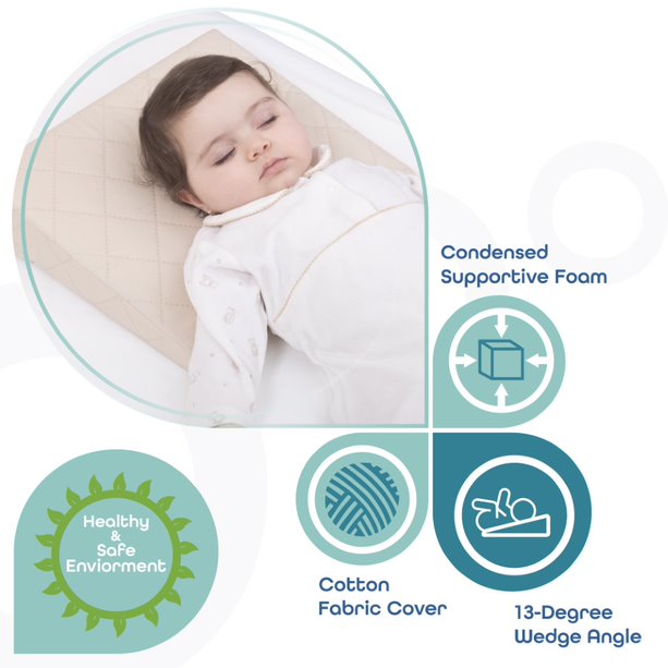 Moon Universal Crib Wedge - Beige