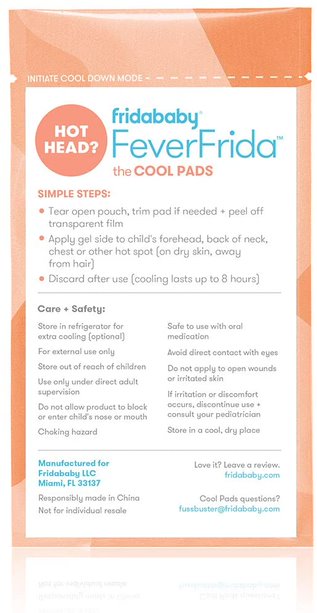 FridaBaby Cool Pads for Kids Fever Discomfort by FridaBaby, 5 Count