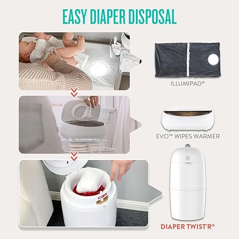 Prince Lion Heart My Twist'r Nappy Disposal System White