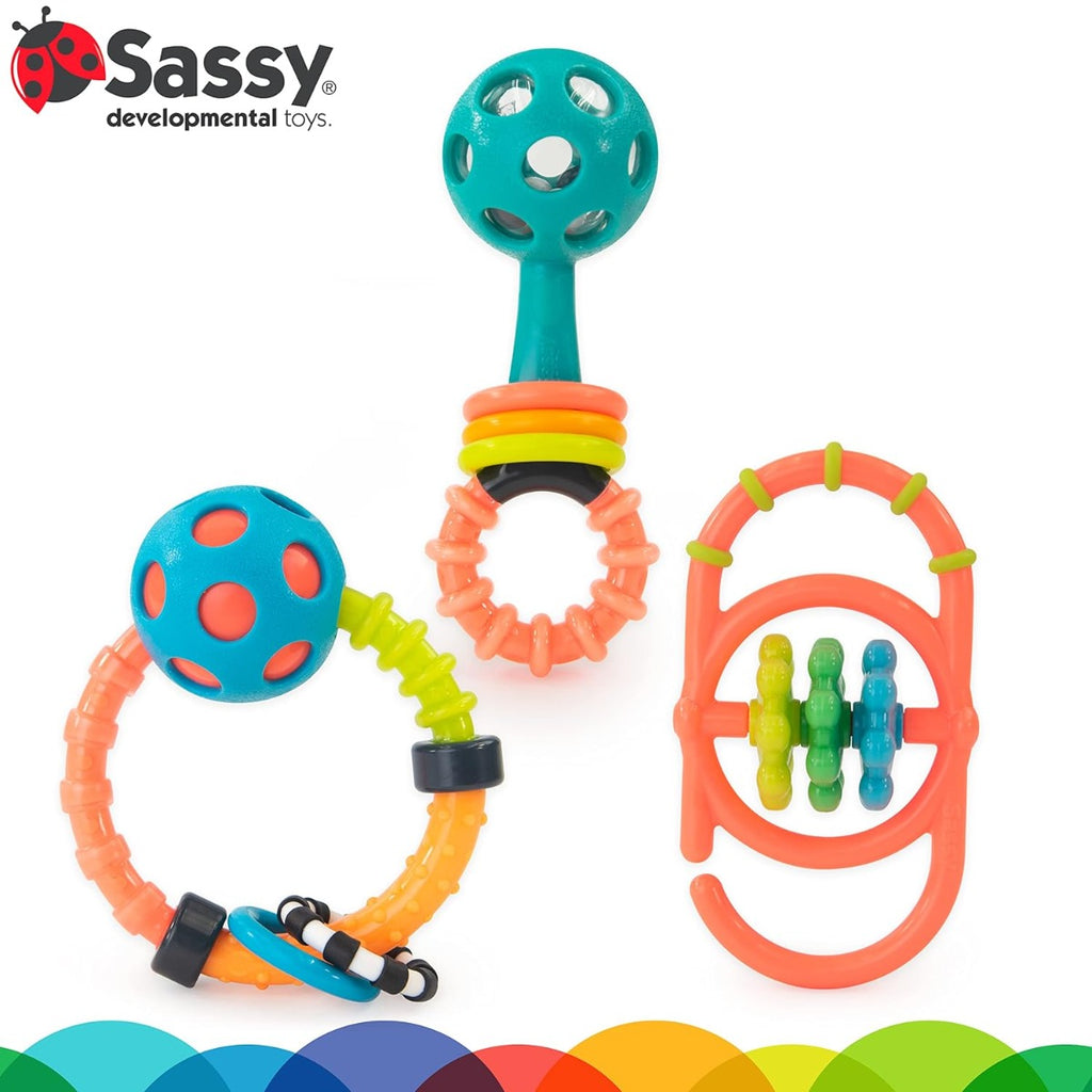 Sassy My First Rattles Newborn Gift Set