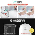 Prince Lion Heart My Twist'r Nappy Disposal System White