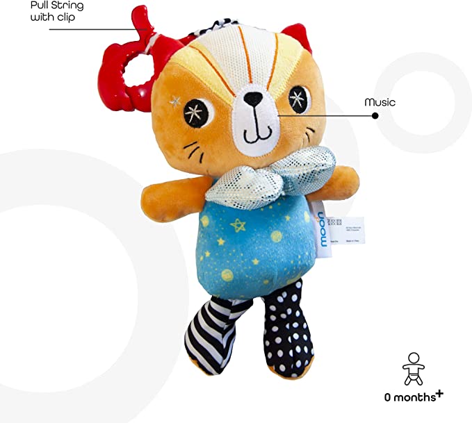 MOON - PULL STRING TOY - CAT