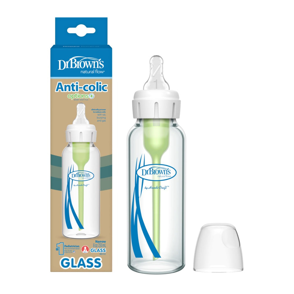 Dr.Brown's 8 oz/250 ml Narrow Glass Options+ Bottle, 1Pack