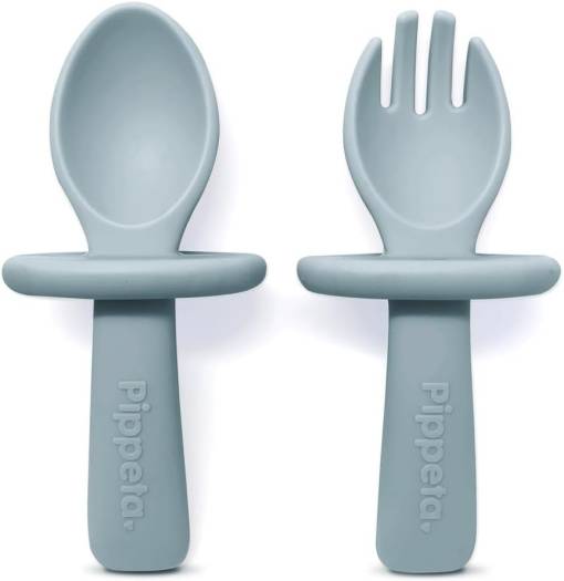 Pippeta My 1st Spoon & Fork - Sea Salt