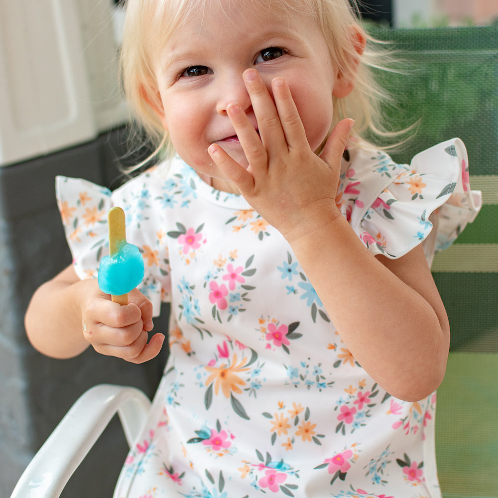 Bapron Baby Pastel Floral Flutter