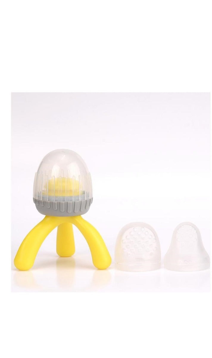 b.box - Silicone Fresh Food Feeder DUO - Lemon Sherbet