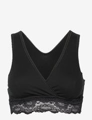 Carriwell Crossover Sleeping & Nursing Bra Black L