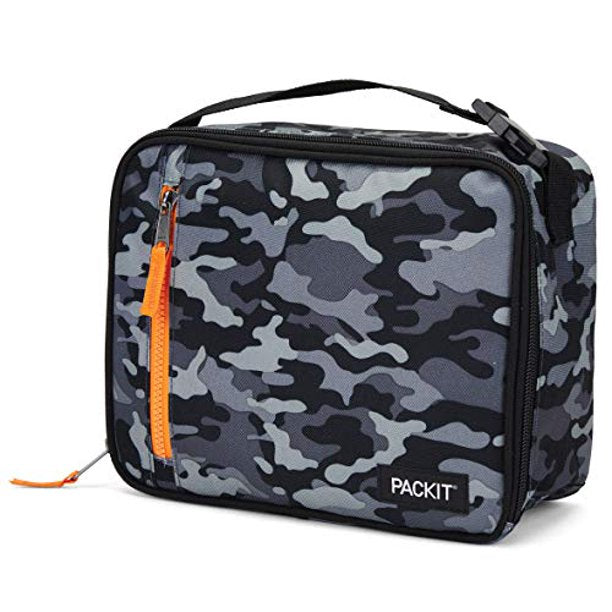 PACK IT Classic Lunch  Bag Charcoal Cameo