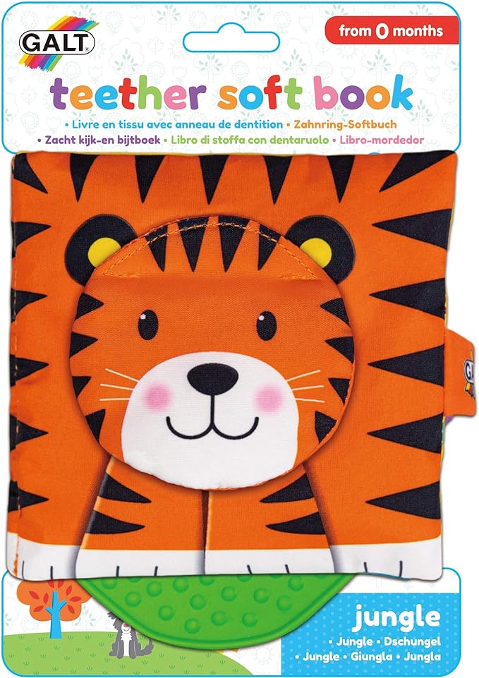 Galt TEETHER SOFT BOOK - JUNGLE