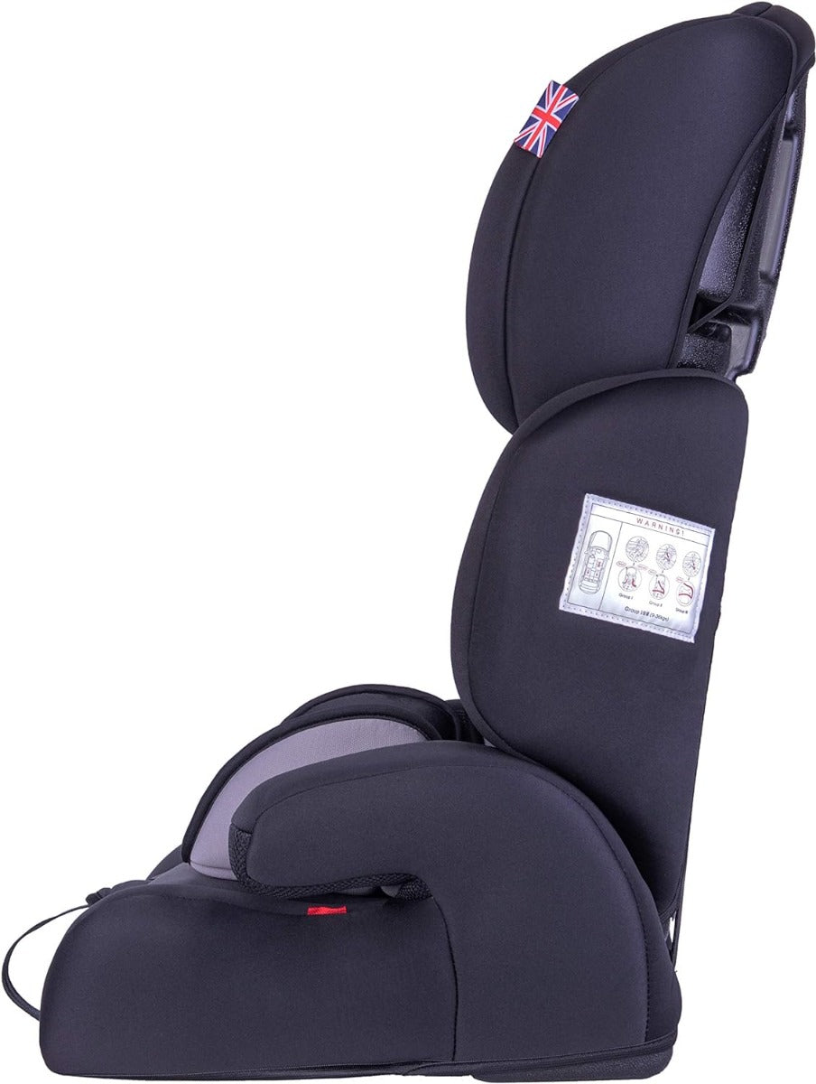 Cozy N Safe LOGAN Child Car Seat - Black grey UK style