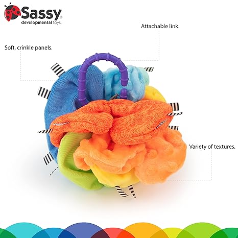 Sassy Crinkle Ball, 3M+