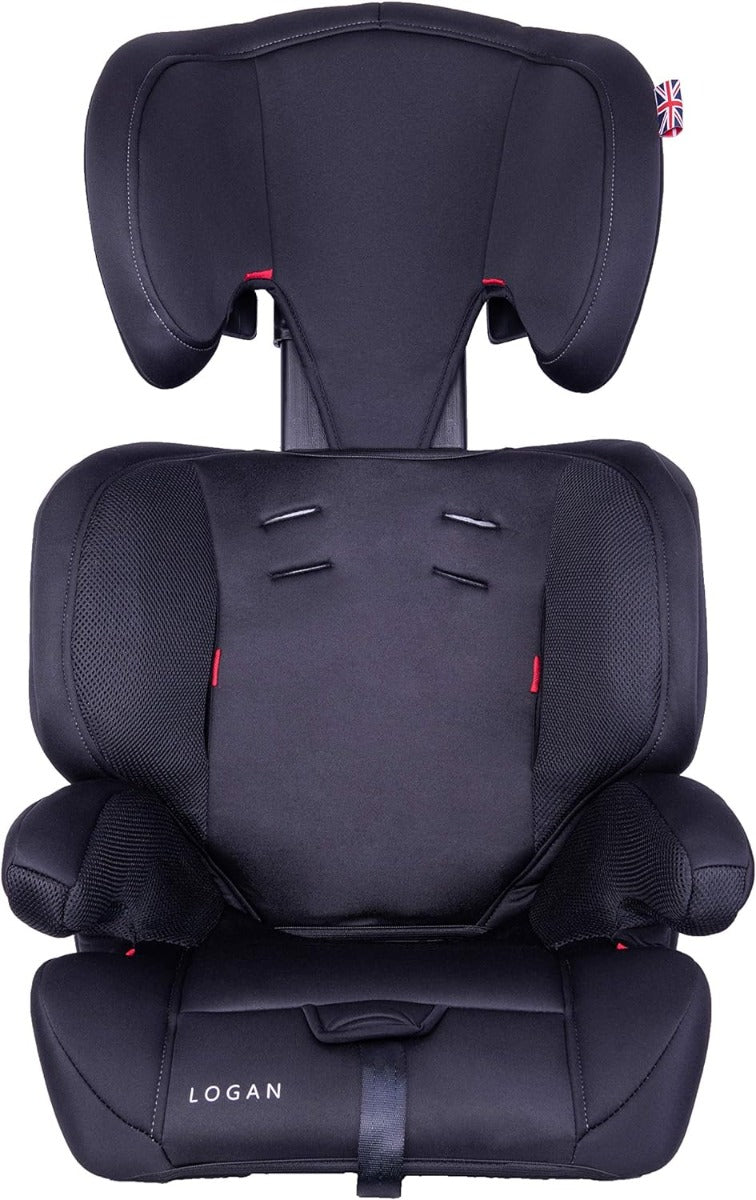 Cozy N Safe LOGAN Child Car Seat - Black grey UK style