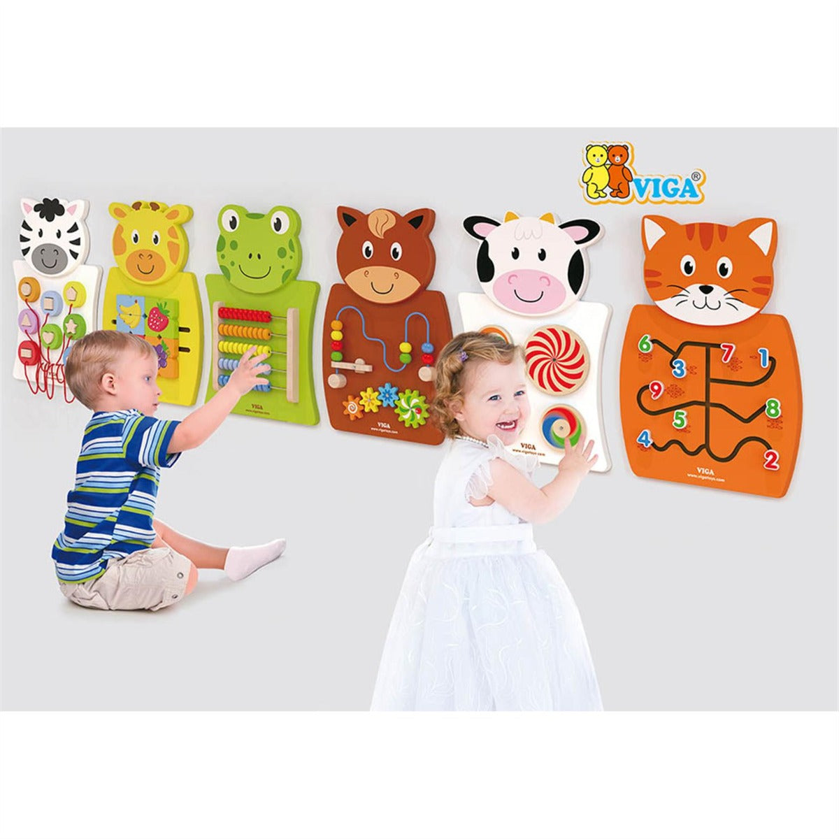 Viga Wall Toy - Turning Patterns