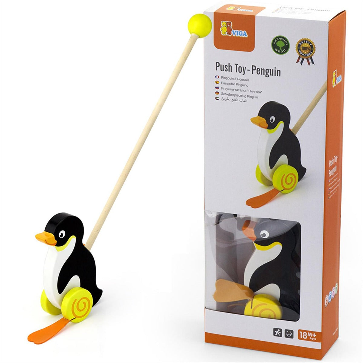 Viga Pull Toy - Penguin