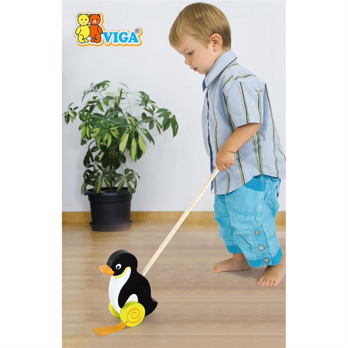 Viga Pull Toy - Penguin