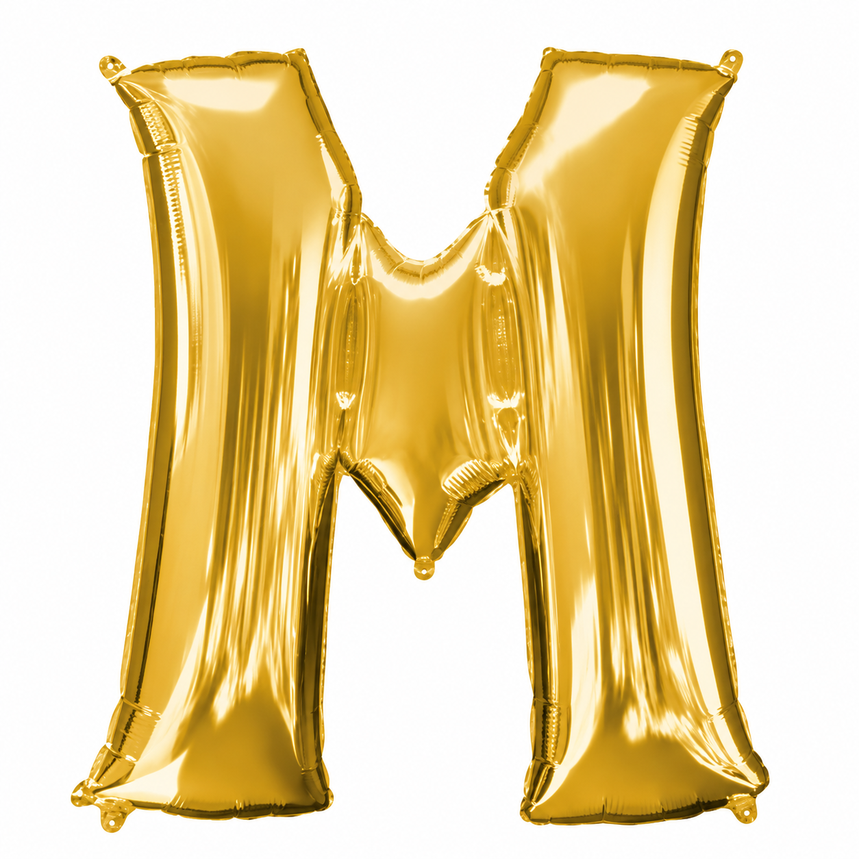 P50 LETTER M GOLD BALLOON32X33"