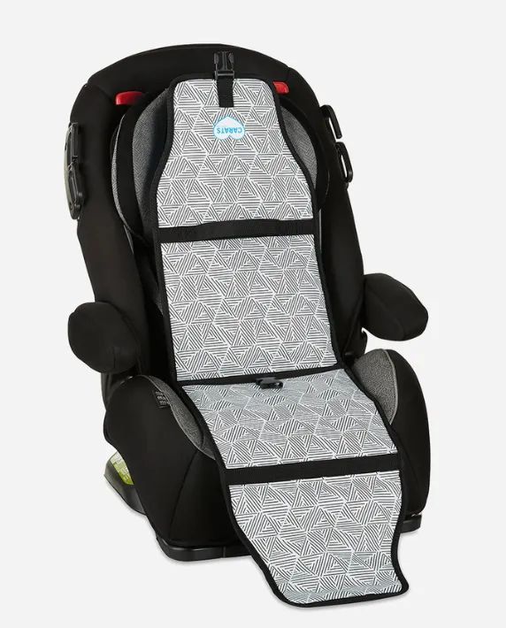 مبرد مقعد السيارة - ابيض و اسود -Cool Carats