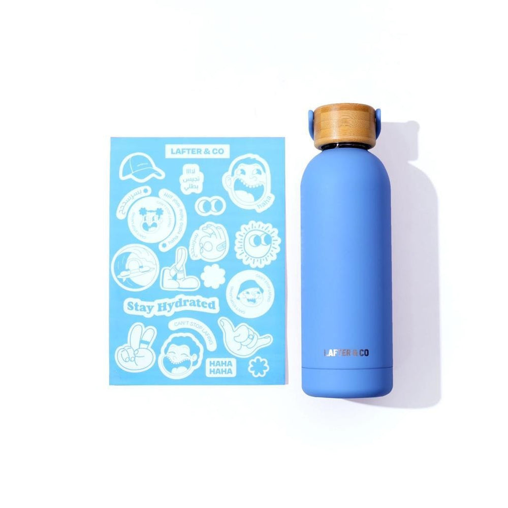 Lafter Co Blue Stainless Steel Bottle