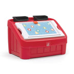 Step2 2IN1 TOY BOX &ART LID (RED)