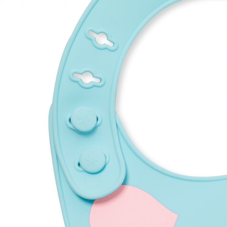 SKIP HOP - ZOO FOLD & GO SILICONE BIB UNICORN