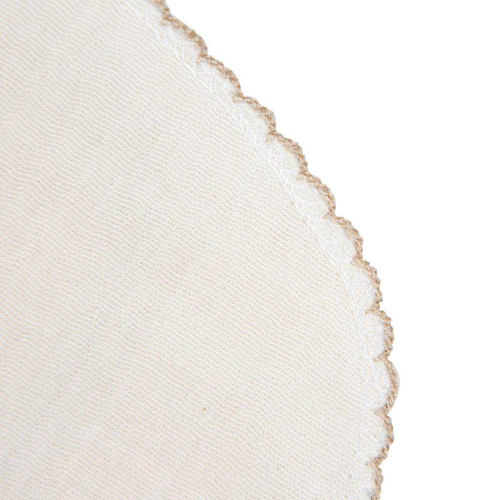 BABYJEM MUSLIN SHOULDER COVER / ECRU