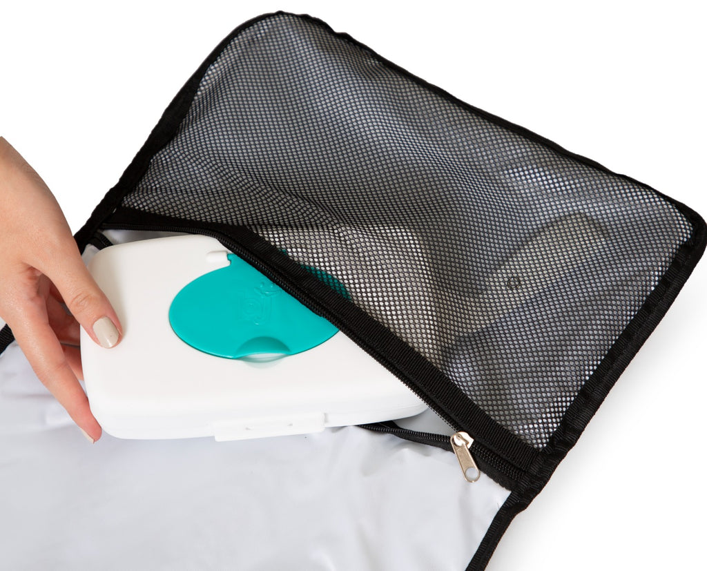 بيبي جيم - سجادة تغيير الحفاض العملية - رمادي