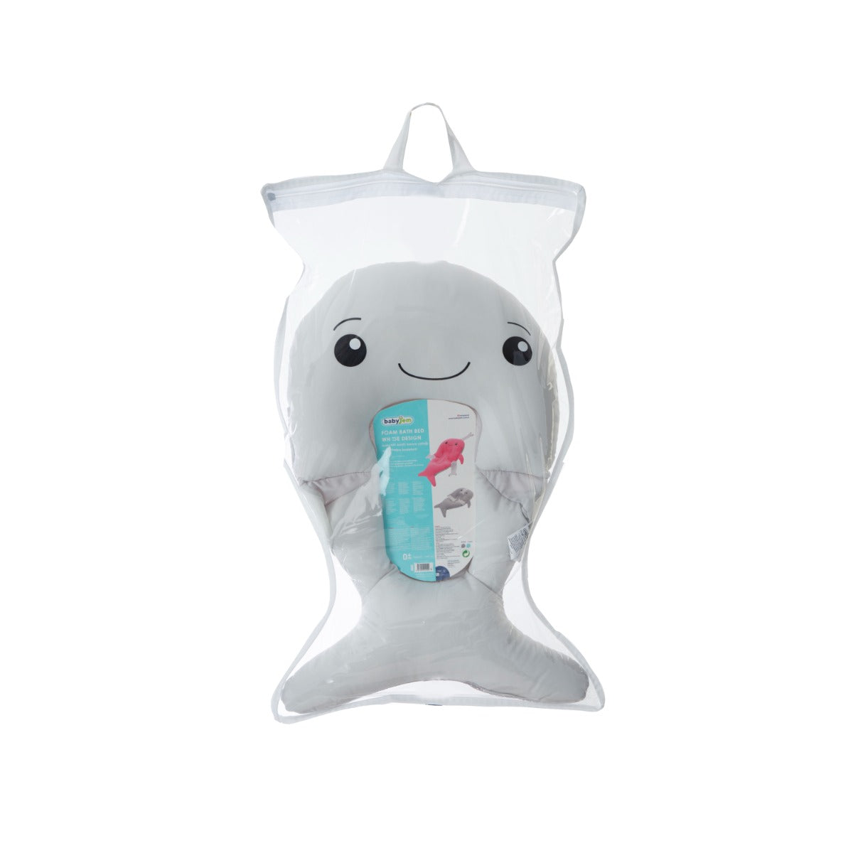 BABYJEM  BATH TUB BED WITH CLIPS / FOAM / GREY