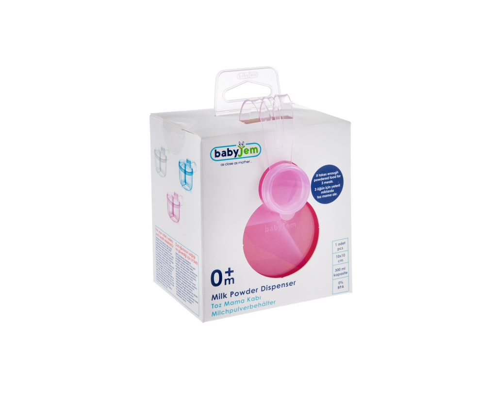 BABYJEM - POWDER FOOD CONTAINER - PINK